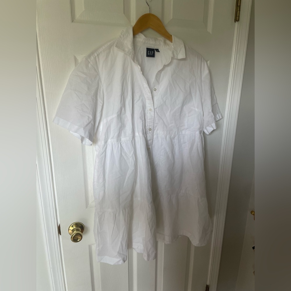 Gap button up shirt dress